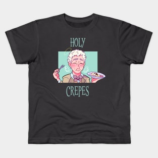 Holy Crepes-Good Omens Kids T-Shirt